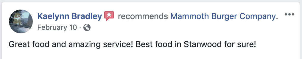 mammoth burger reviews